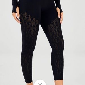 Fabletics Cat Print Sculpknit Leggings